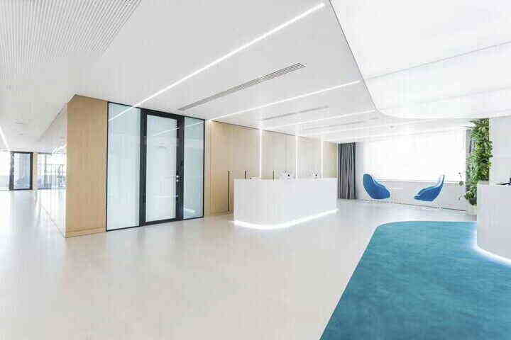 公司辦公室前廳效果圖